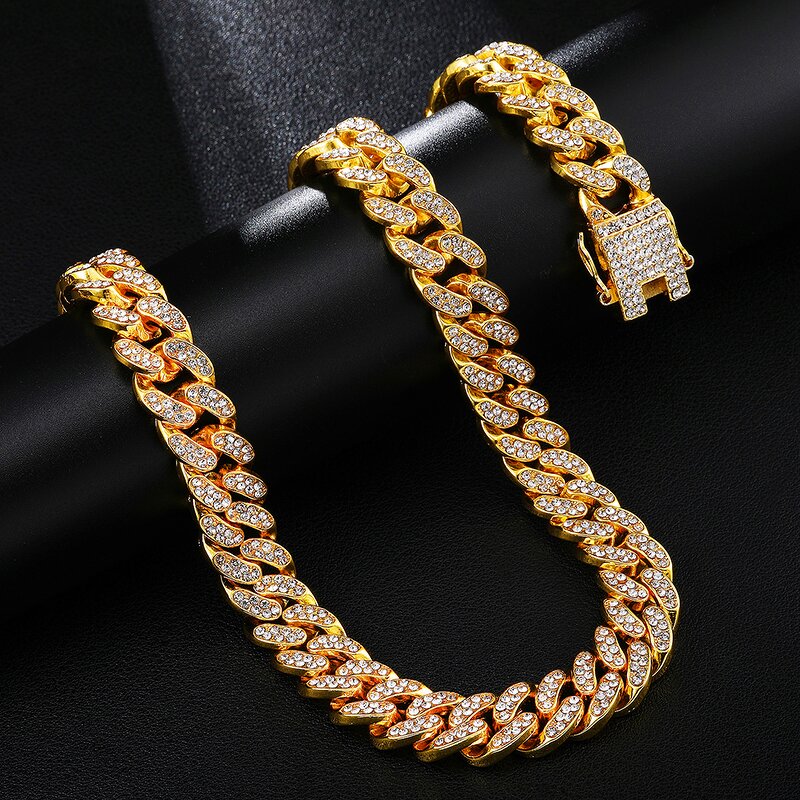 Micro Miami Cuban Chain Manufacturer - 13mm Choker for Men Rapper Fashion