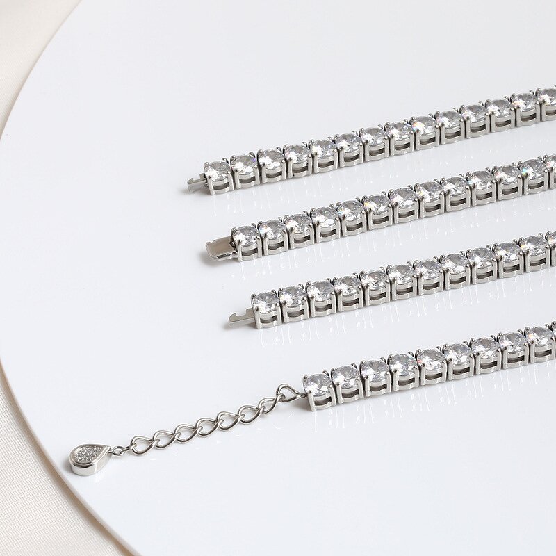 Luxury Diamond Friendship Bracelet Manufacturer - 18K Gold Plated Cubic Zircon