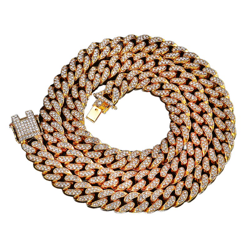 Micro Miami Cuban Chain Manufacturer - 13mm Iced Out Choker for Men