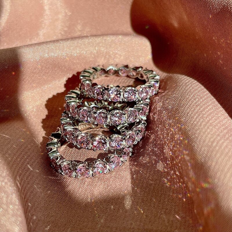 Rhodium Rose Gold Plated Ring Factory - Iced Out 5A CZ Zircon Oval Cut