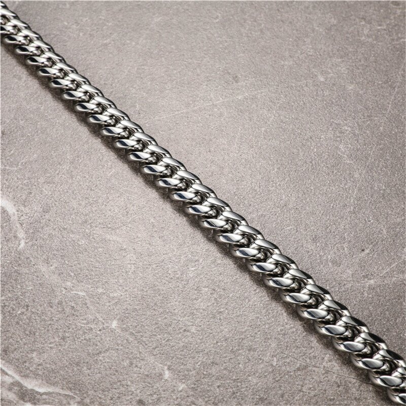 Non Tarnish Stainless Steel Bracelet Manufacturer - Miami Chunky Link Hip Hop