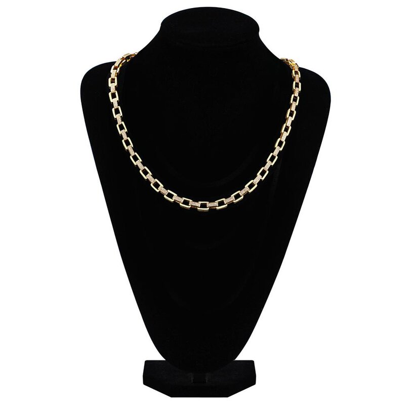 Zircon Cuban Link Chain Manufacturer - 7mm Choker Box Tennis Chain
