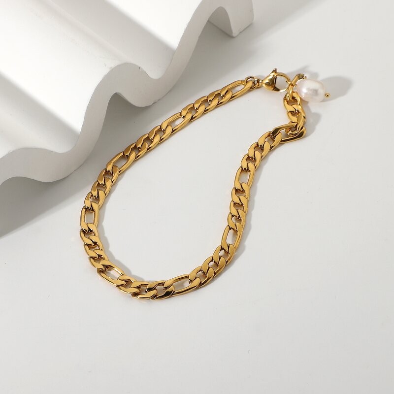 18K Gold Filled Charm Anklets Manufacturer - Adjustable Curb Foot Jewelry