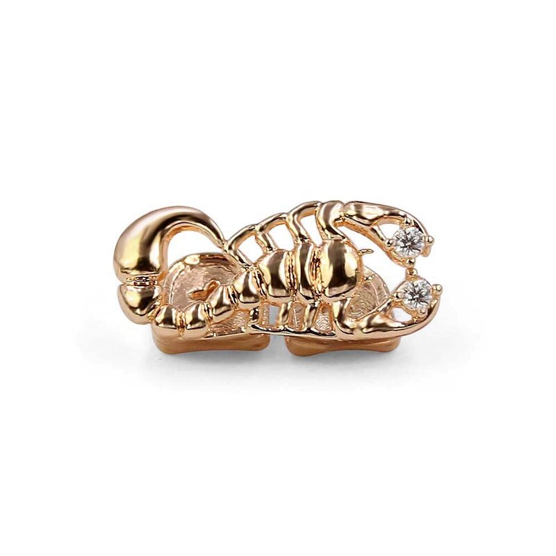 Scorpion Grillz Manufacturer - Gold Silver Single Tooth Iced Out Hip Hop
