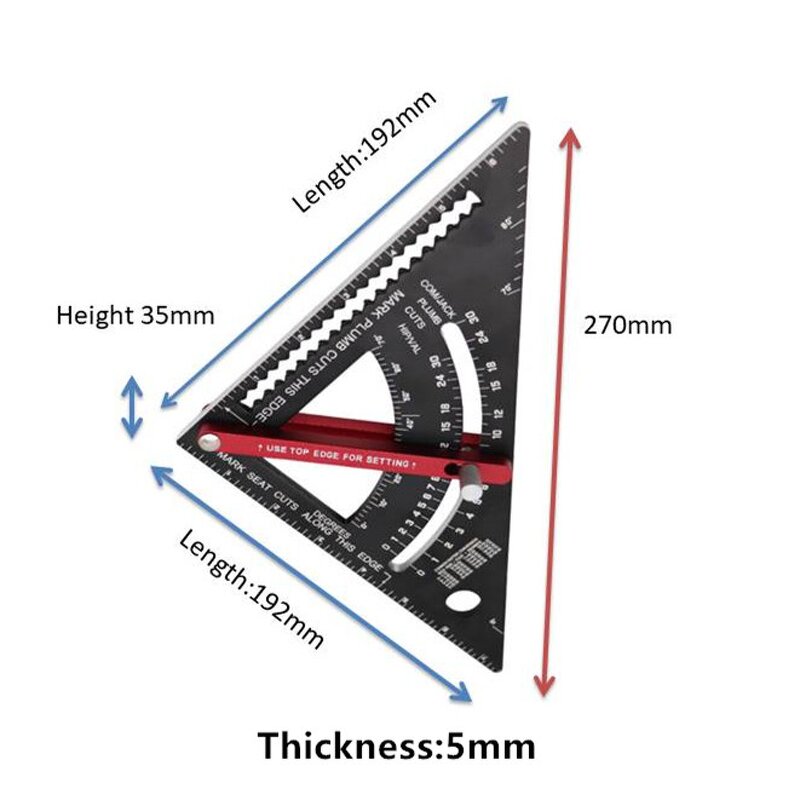 Protractor Ruler Manufacturer - OEM/ODM Aluminum Alloy 7 Inch