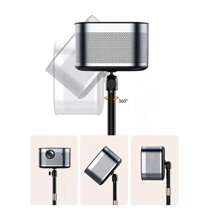 Projector Floor Stand Manufacturer - Wholesale 360 Rotate Steel Aluminum Adjustable