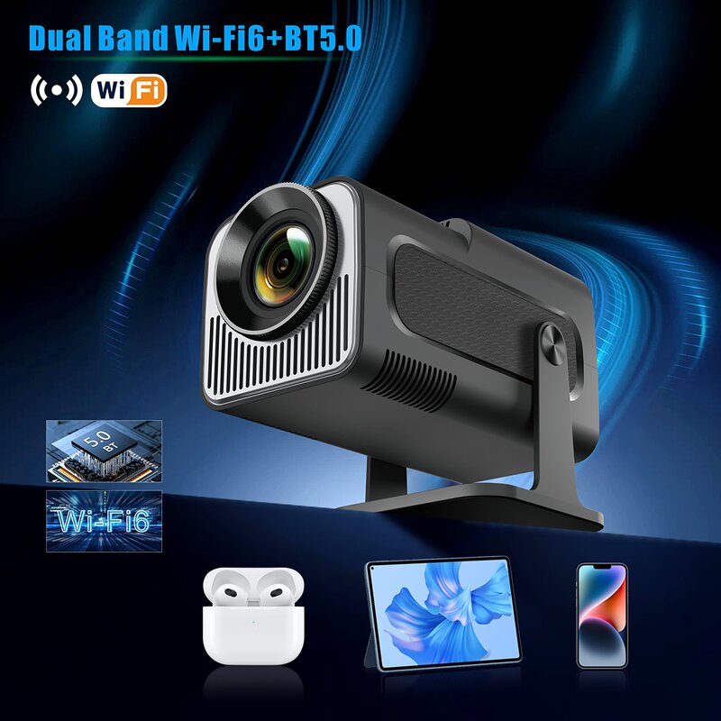 Mini Projecteur Manufacturer - HY320 Mini Support 1080P 4K Dual WiFi Android