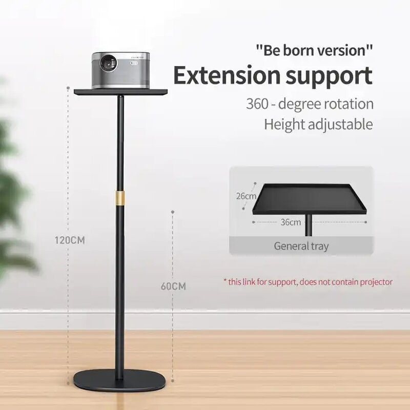Universal Projector Stand Factory - OEM 360 Degree with Tray Floor Stand