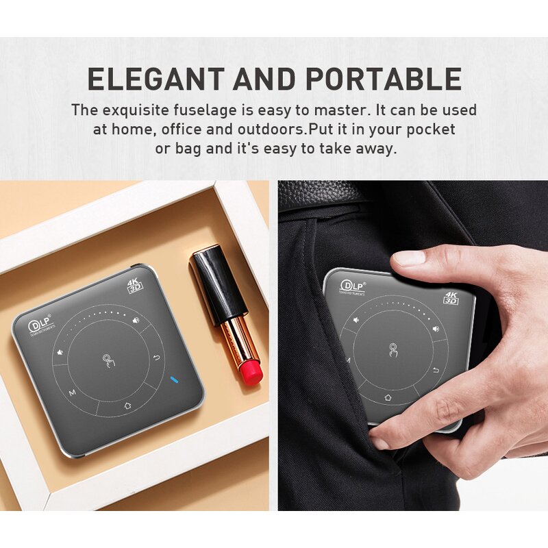 Smart Projector Factory - P11 New Mini 4K BT Battery Short Throw Android