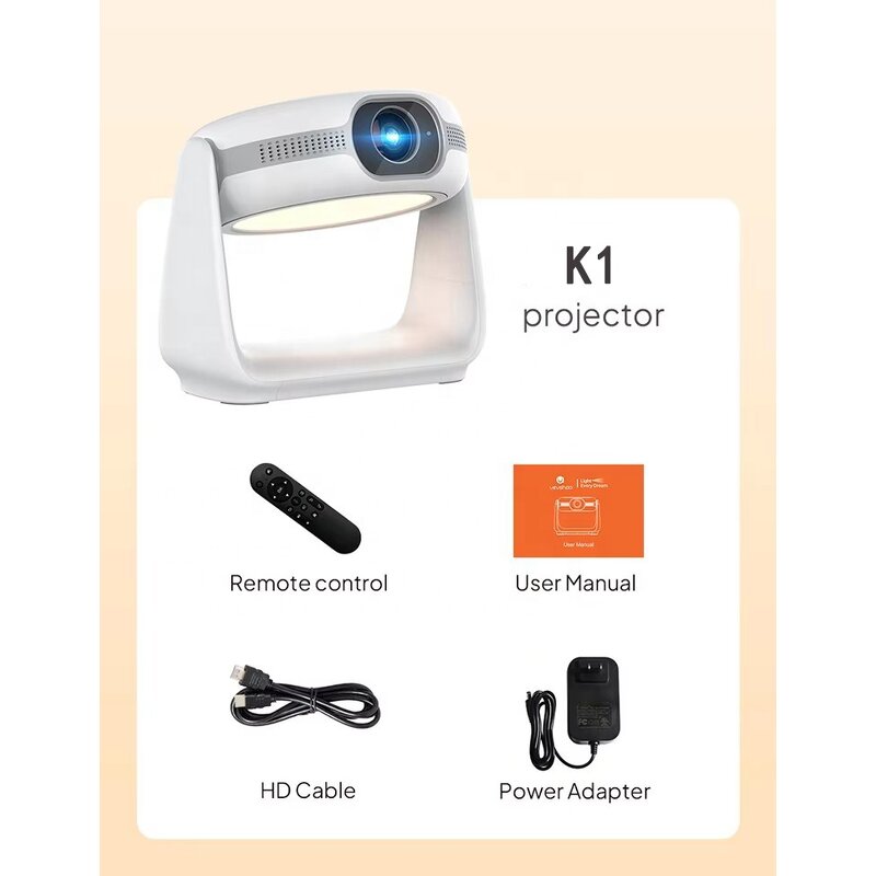 Smart Projector Factory - K1 Best 380ANSI Android WiFi BT Auto Focus