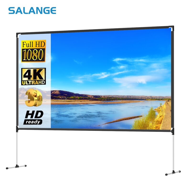 Outdoor Projection Screen Factory - Wholesales 100 Inch Portable Ultra 16:9 HD