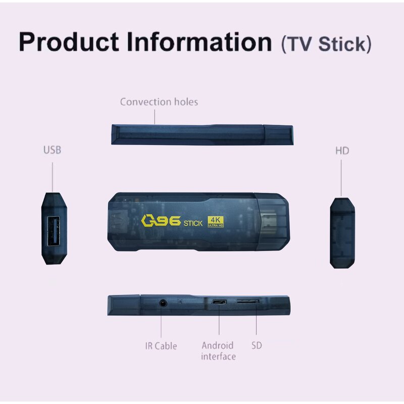 Smart TV Stick Factory - Q96 Android 10 Allwinner H313 4K 1GB+8GB