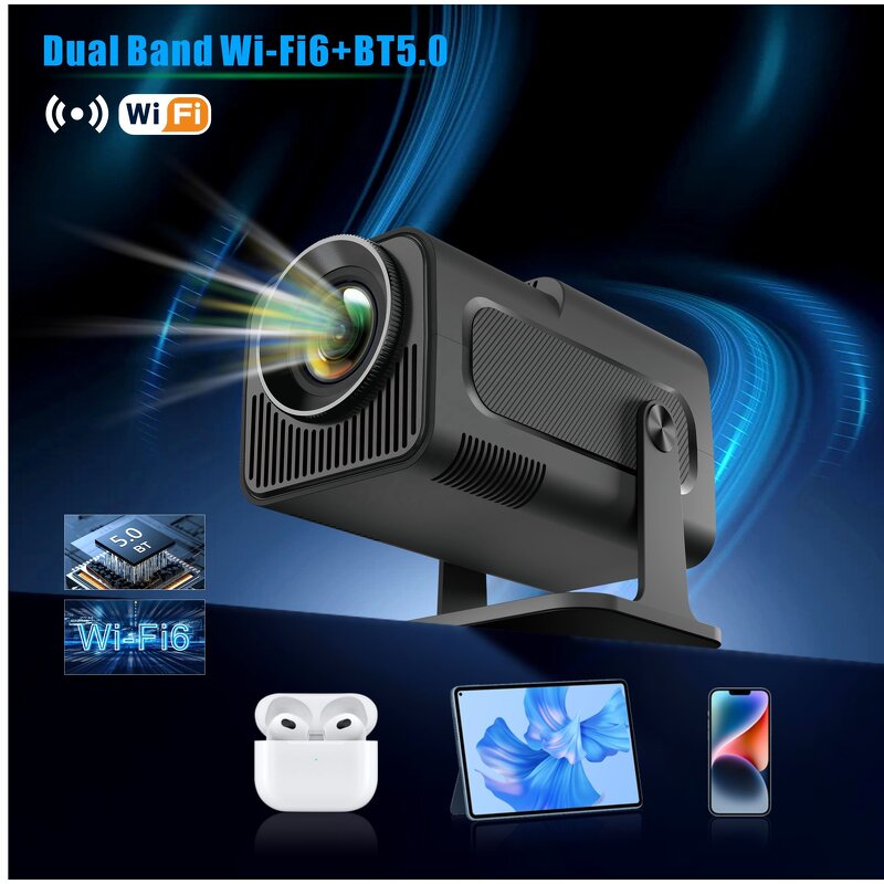 Mini Projector Factory - Wholesale HY320mini Dual WiFi Smart Android