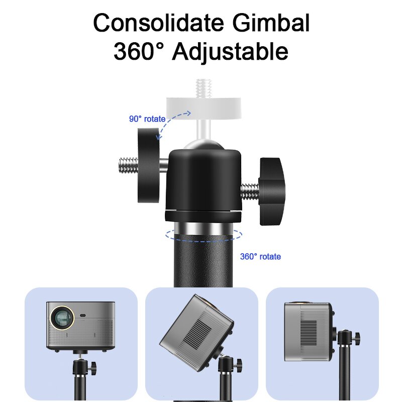 Projector Tripod Factory - Adjustable Universal Lift Stand 360 Rotating