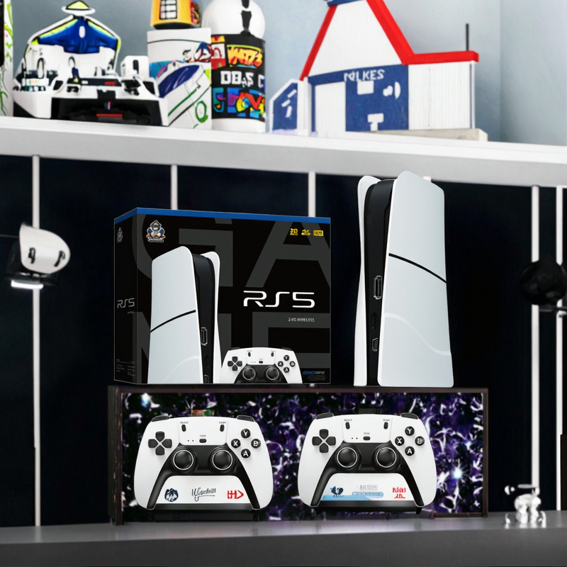 Retro Game Stick Factory - Q10se 64GB 30000+ 4K HD 3D with Wireless Controllers