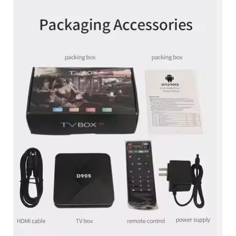 Network Set Top Box Factory - New D905 Android HD Manufacturer Direct Sales