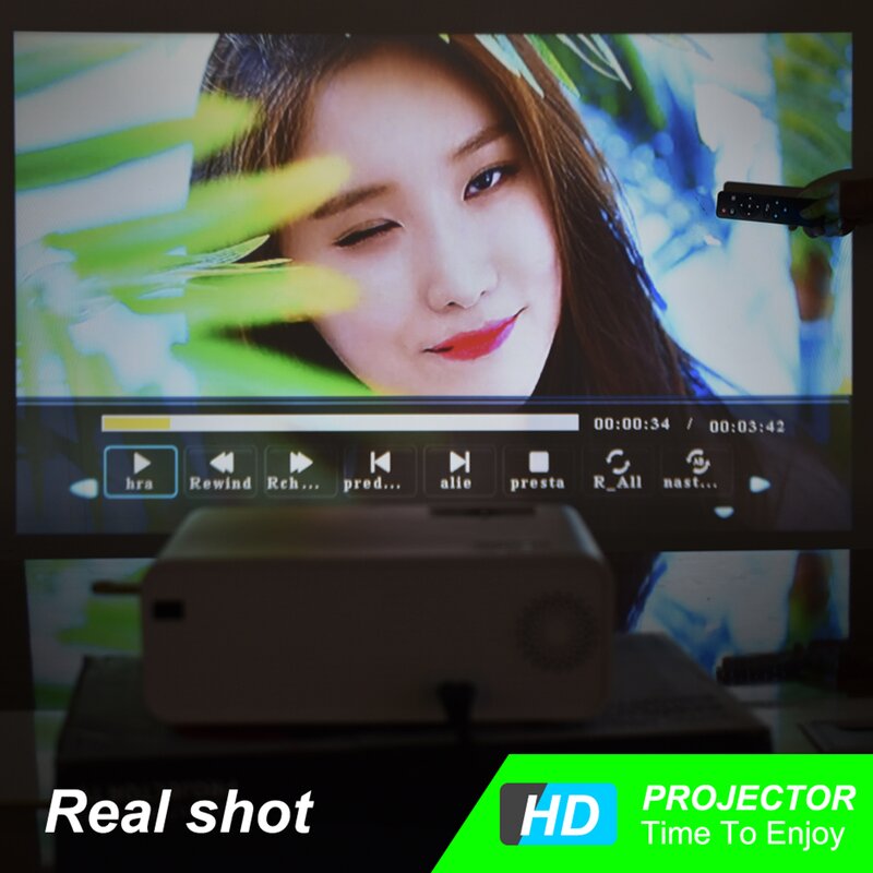 Mobilephone Projector Manufacturer - P60 Mini Wireless Sync IOS Android 3D