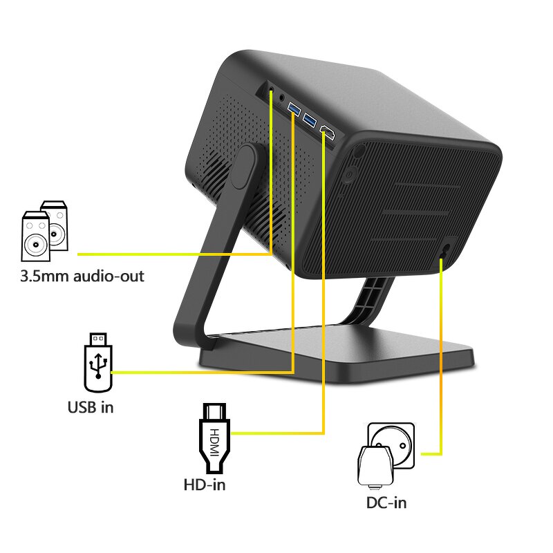 Smart Projector Manufacturer - P29 Android 4K Cinema 1080P 8500 Lumens