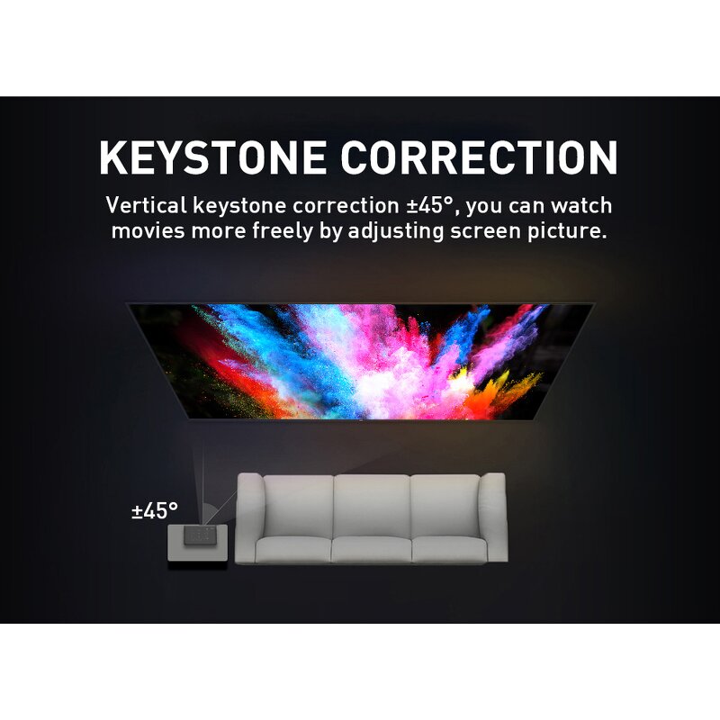 DLP Projector Factory - P10 Hot Sale 4K 3D 2G+16G WiFi 5G Pocket