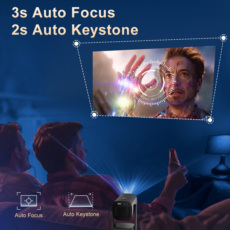 Portable Projector Factory - Popular Auto HD Mini Video Beamer K2