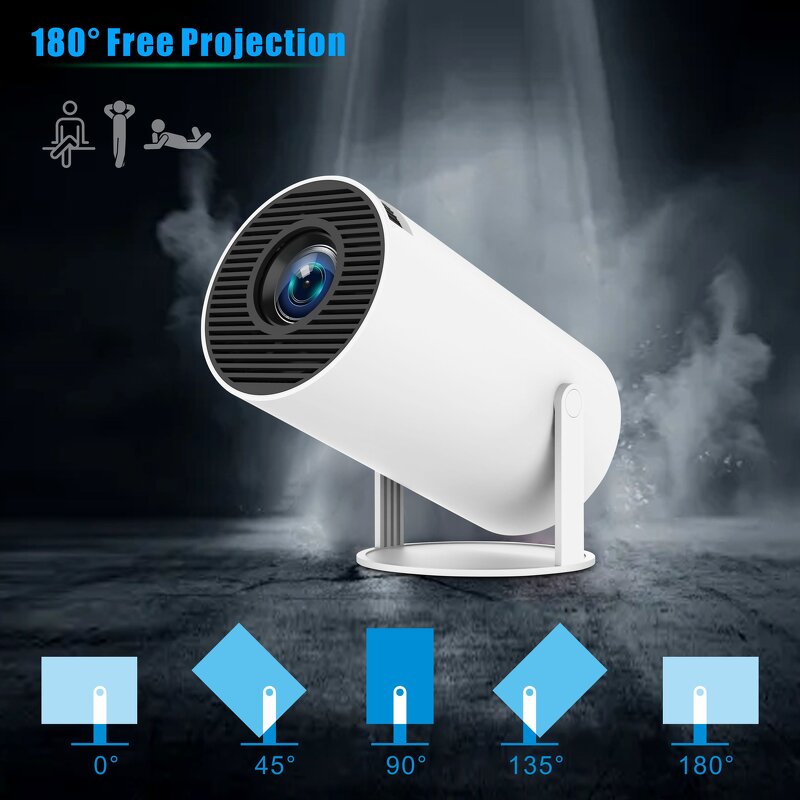 Mini Projector Factory - Wholesale HY300 Pro 200 ANSI Lumens 1080P