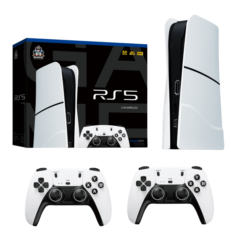 Retro Game Stick Factory - Q10se 64GB 30000+ 4K HD 3D with Wireless Controllers