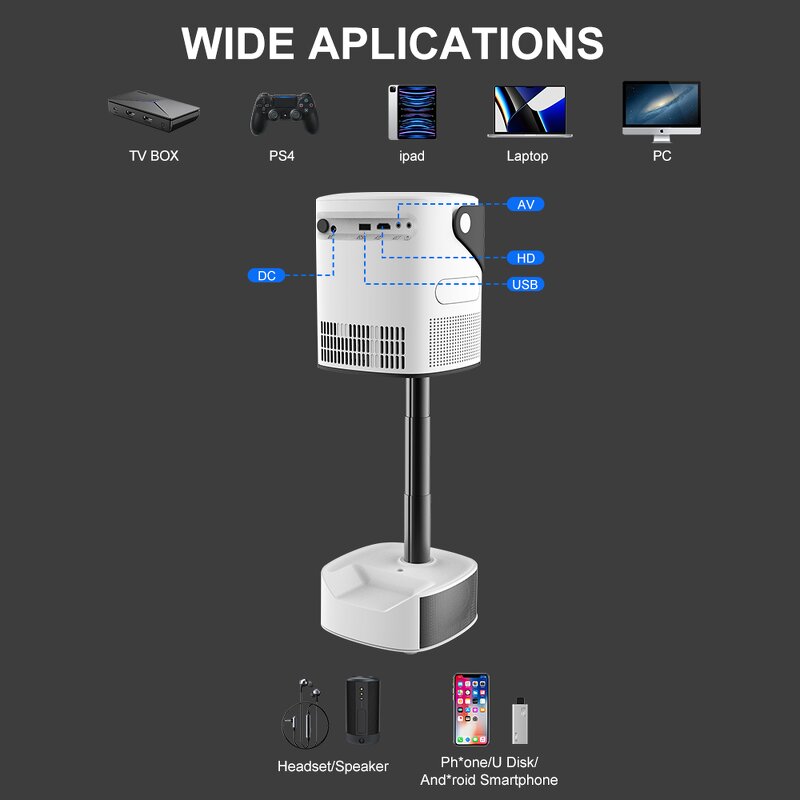 Portable Projector Factory - X4Max Wholesale 4K 1080P Android Movie