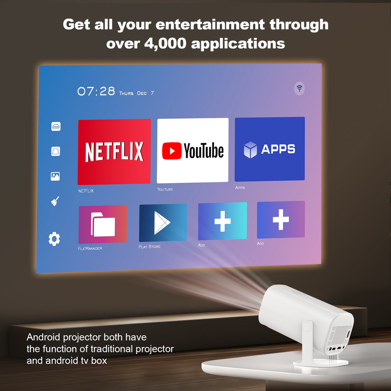 Game Console Projector Manufacturer - P30 MAX High Version with Remote for Kids