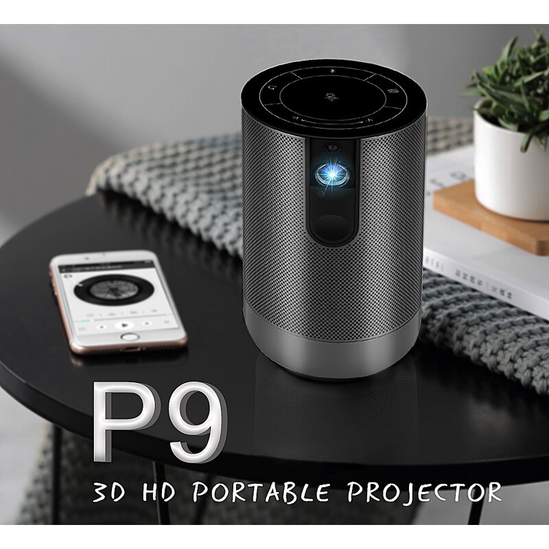 DLP Projector Manufacturer - P9 Mini Pocket 1080P Support 4K Android 7.1