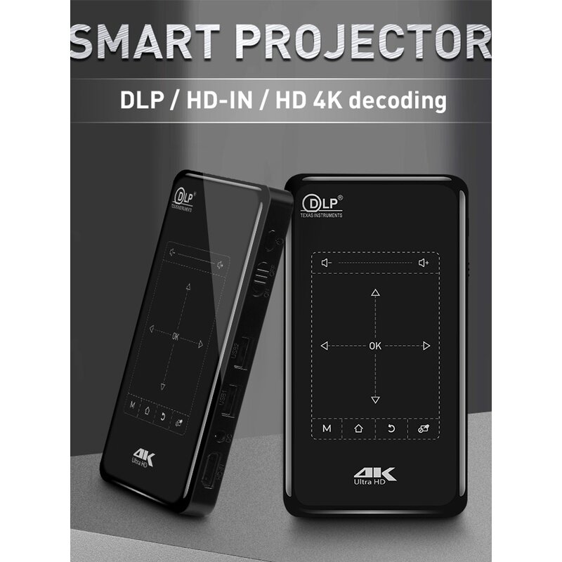 DLP Projector Manufacturer - P09 Best Selling 480P 65 ANSI for Home Office