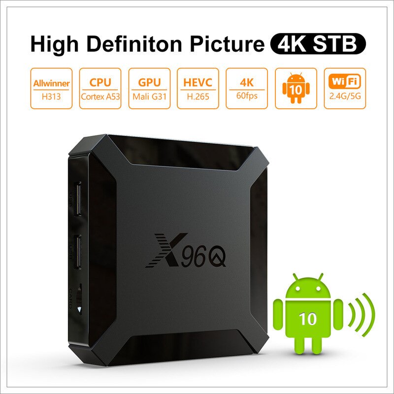 Smart TV Box Manufacturer - X96Q Android 10.0 Allwinner H313 8K 4K