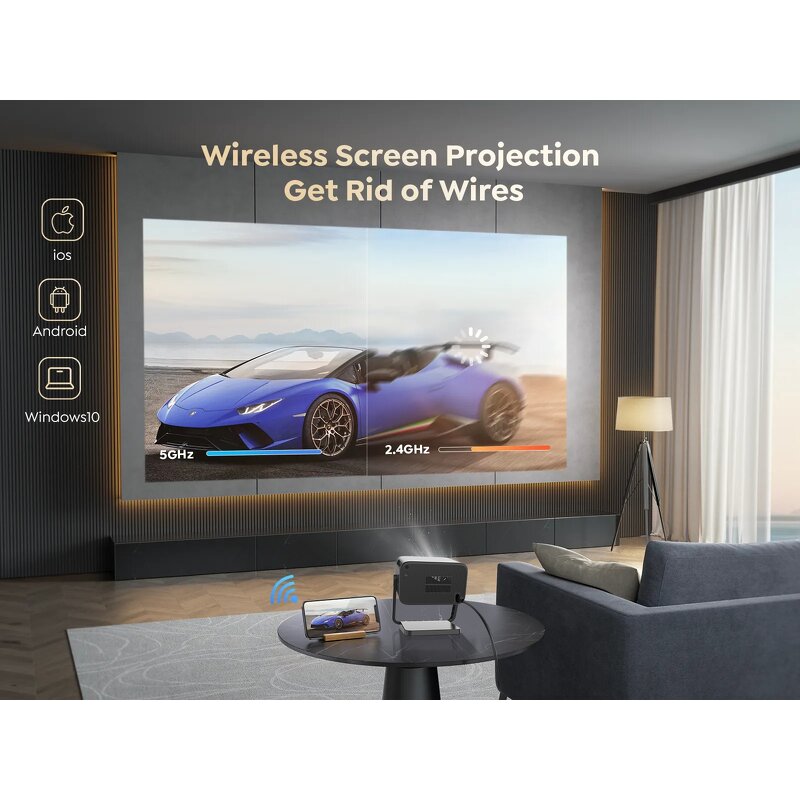 Smart Projector Factory - P29 Dubi Sound 1080P 4K Android 9.0 WiFi