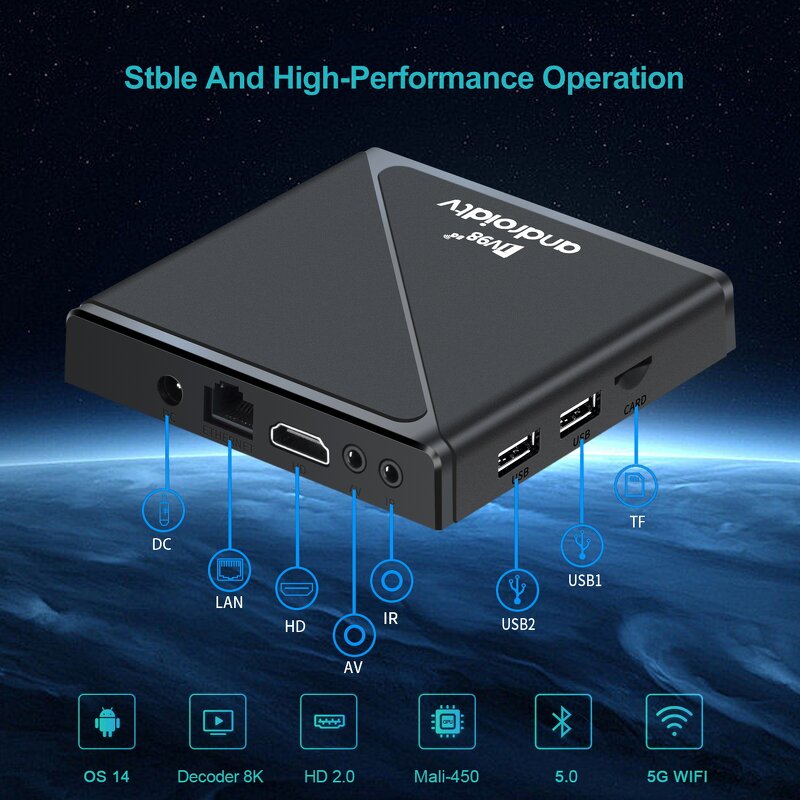 Android TV Box Factory - TV98 Pro Wholesale Smart Onn Android 14 4k