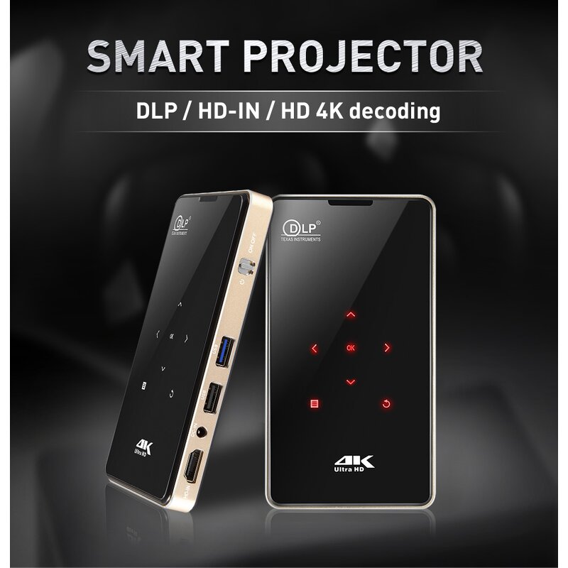 Wireless Projector Manufacturer - Hot Sale Mobile Smart WiFi 4K HD Pico