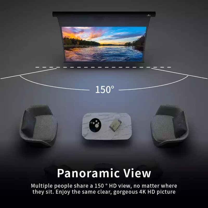 Electric Projection Screen Manufacturer - 120 Inch ALR Ambient Light Rejecting