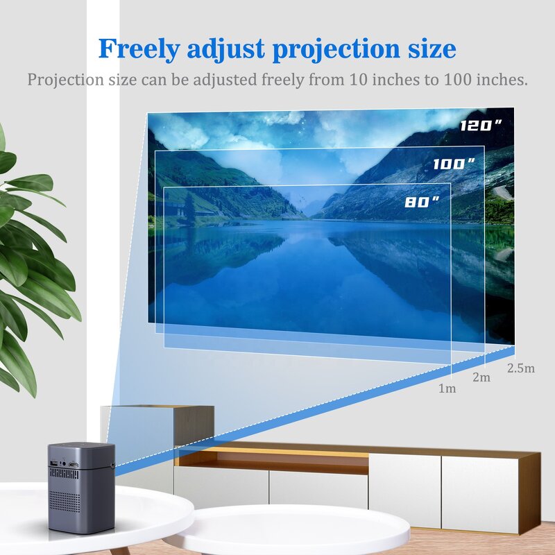 DLP Projector Manufacturer - P19 15 Year Factory 4K 3D 1080P Android WiFi