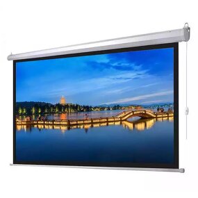 Motorized Projector Screen Manufacturer - Newest 100 Inch Wall Mount Matte White