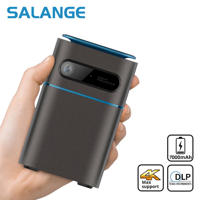 Mini Projector Manufacturer - P22 Wireless Smart 4K Android 9 DLP Pocket