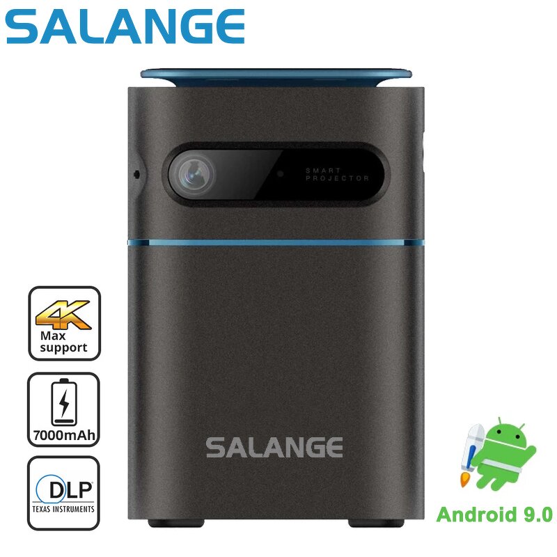 DLP Projector Factory - 2K 4K Mini DLP Portable Android 9 WiFi 3D