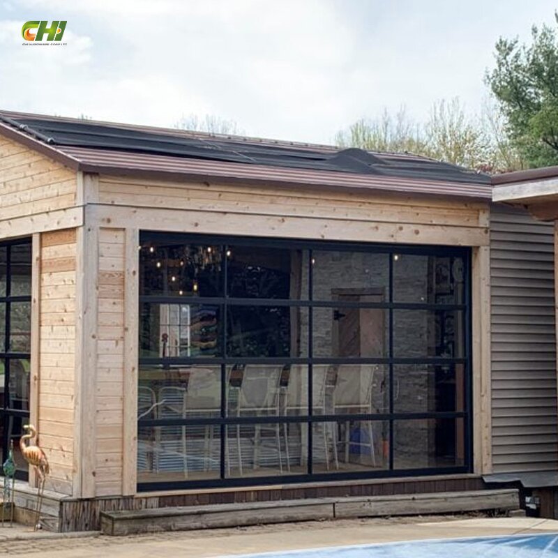 Roll up Glass Garage Door Manufacturer - OEM/ODM Double Automatic