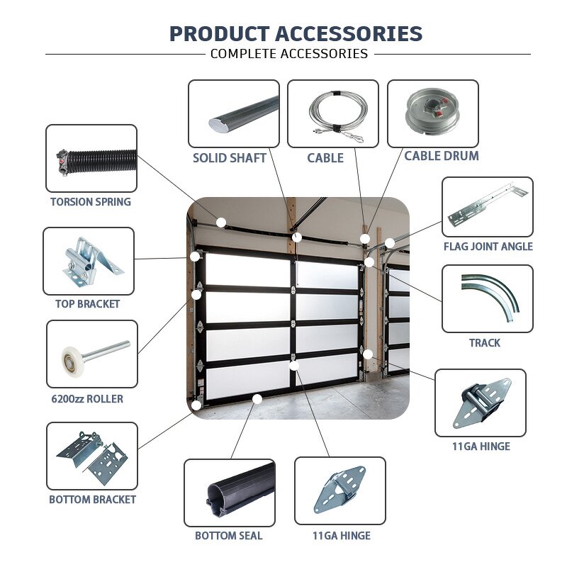 Glass Garage Door Manufacturer - OEM/ODM Full View Villa