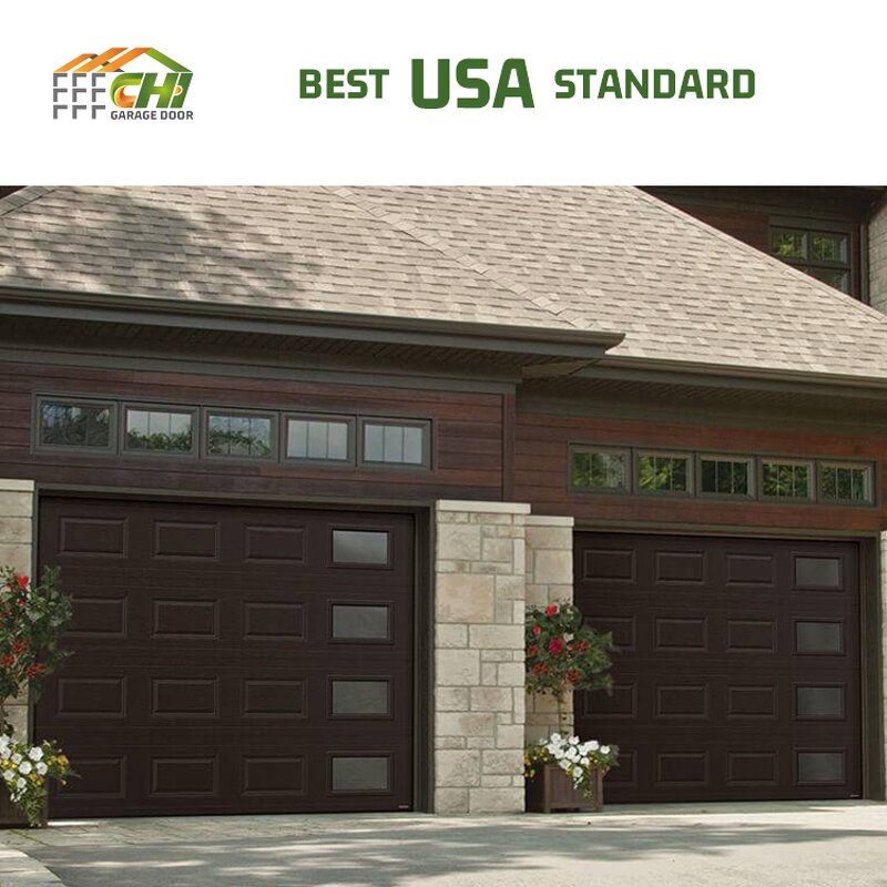 Sectional Garage Door Manufacturer - OEM/ODM Windproof 16x7