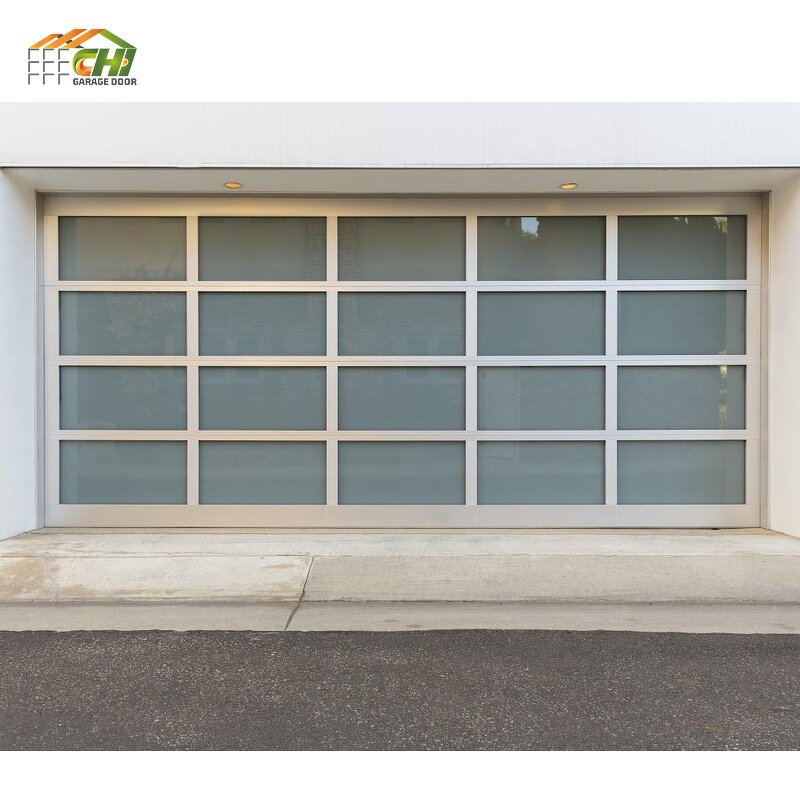 Thermal Glass Garage Door Manufacturer - OEM/ODM Tinted Sectional