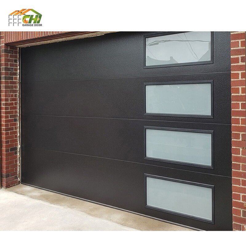 Insulated Garage Door Manufacturer - OEM/ODM Custom Size Black