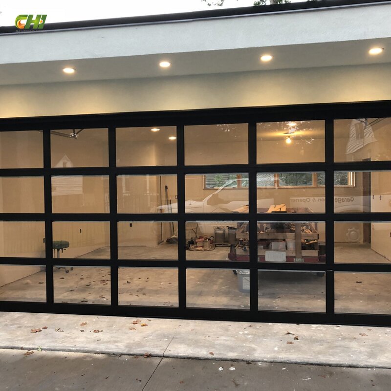 Roll up Glass Garage Door Manufacturer - OEM/ODM Double Automatic