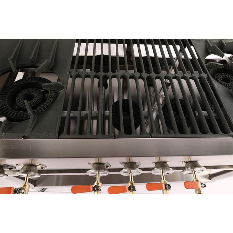 Gas Range Cooker Manufacturer - OEM/ODM 6 Burner Stainless Steel
