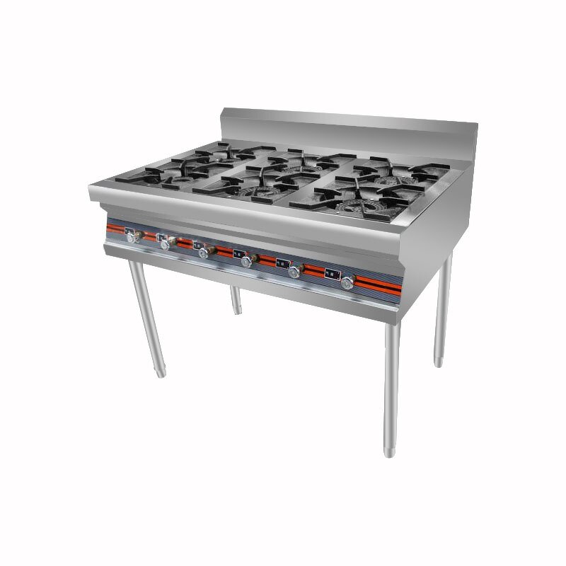 Gas Range Cooker Manufacturer - OEM/ODM 4/6/8 Head Free Standing