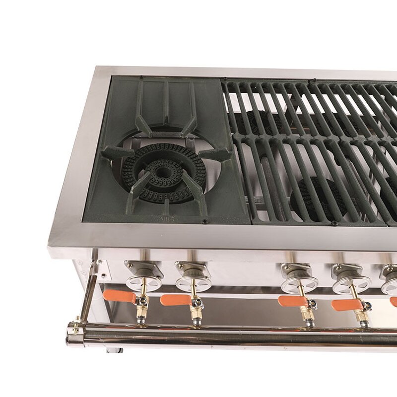 Gas Range Cooker Manufacturer - OEM/ODM 6 Burner Stainless Steel