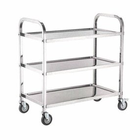 Vegetable Trolley Manufacturer - OEM/ODM Stainless Steel Three-story