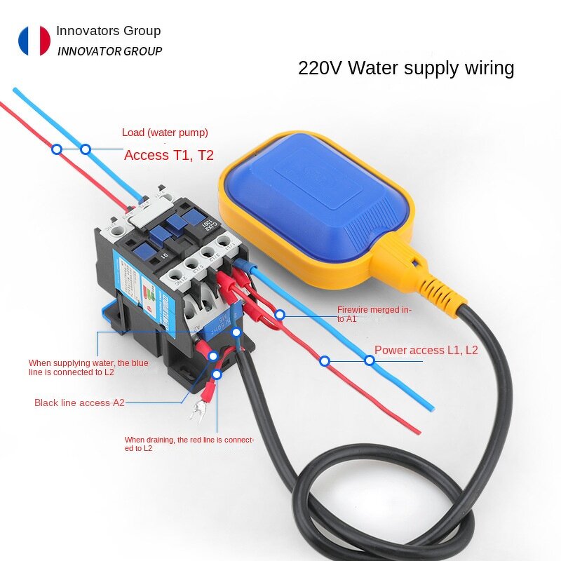 Float Ball Water Level Switch Factory - with Cable AC220V 2M PP/Silicone
